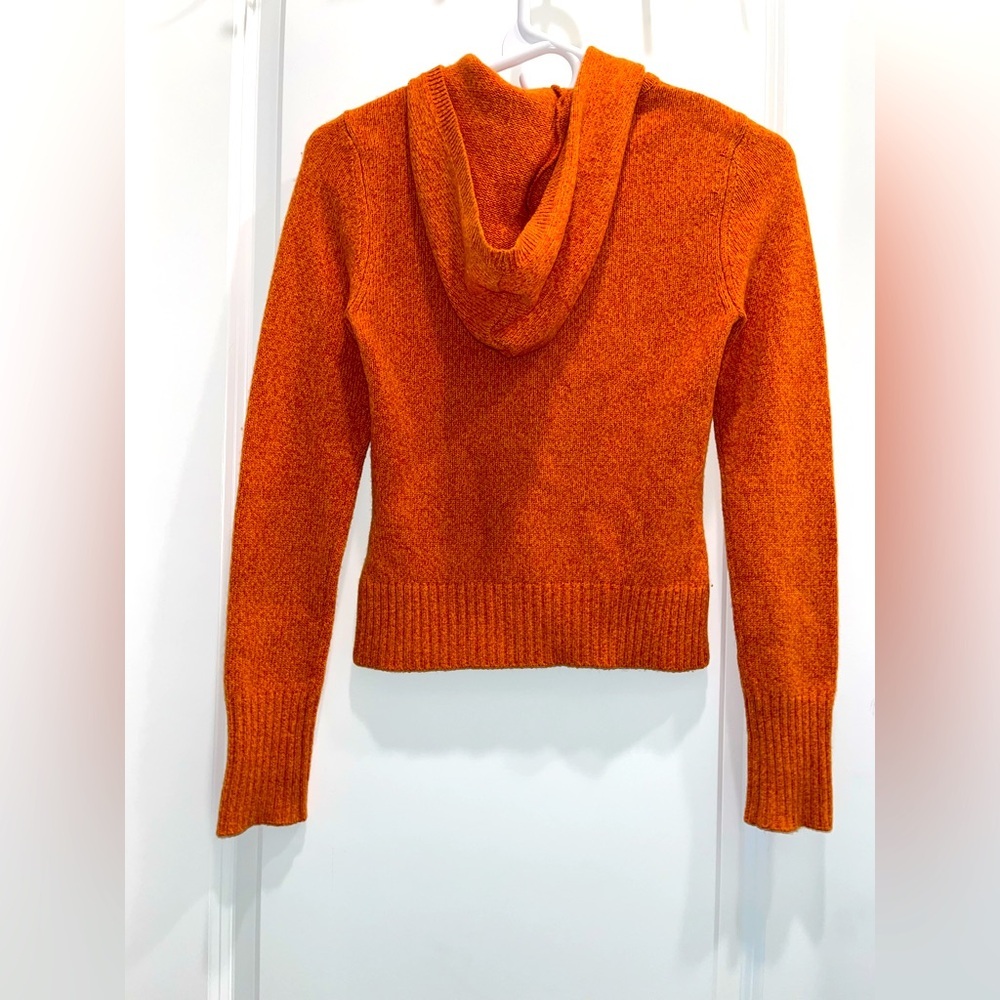 Vince. 100% cashmere hoodie orange - Picture 2 of 4